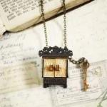 Miniature Woodlands Secret Locket Necklace -..